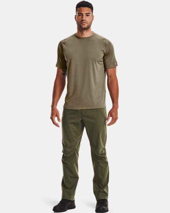 Men's UA Tactical Tech™ Short Sleeve T-Shirt in Brown image number 2